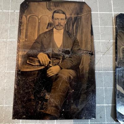 Tin Type Circa 1870's (6) 