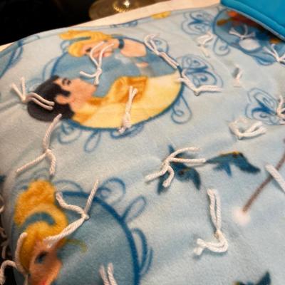 Cinderella -Hand Tied Fleece Blanket
