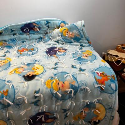 Cinderella -Hand Tied Fleece Blanket