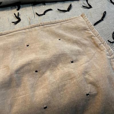 Black & White, Gingham and Corduroy, Throw