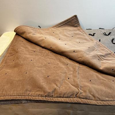 Black & White, Gingham and Corduroy, Throw