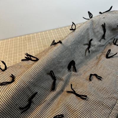 Black & White, Gingham and Corduroy, Throw