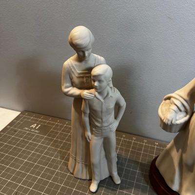 HANSEN Classic Sculptures, White Porcelain - Collectible LDS