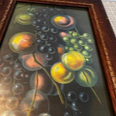 Antique Print of FRUIT, in Frame