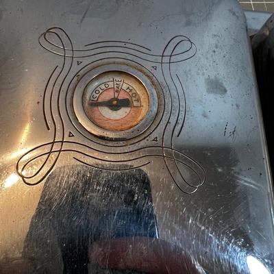 Vintage Chrome Waffle Iron