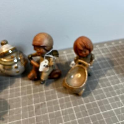 Stoneware Figurines from the 70's, Children At Play
