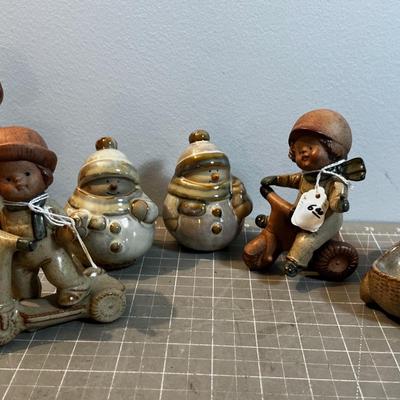 Stoneware Figurines from the 70's, Children At Play