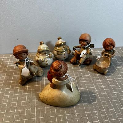 Stoneware Figurines from the 70's, Children At Play