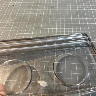 Old Glass Ink & Pen Holder- Early 1900's