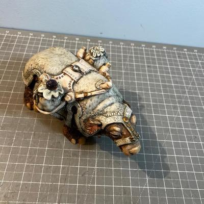 KRYSTONIA MOS Large 1988 RARE out of production, Odd Hippo Like Science Fiction