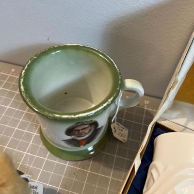 Lot of Shaving Mugs & Brushes