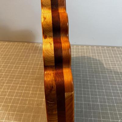 WOOD Hand Crafted Nut or Candy Dish - Cool! 