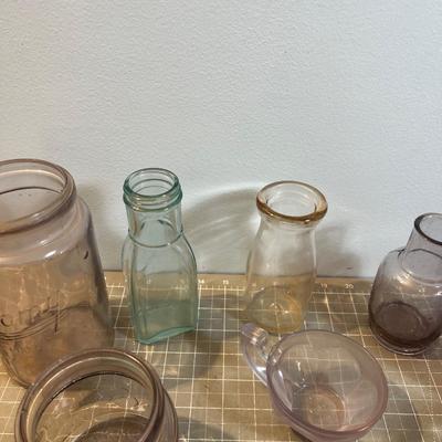 Mostly Purple Glass, older, 8 pieces