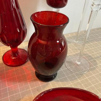 The Fabulous RED Glass Lot 
