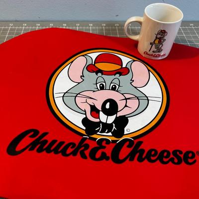 Chuck E Cheese Place Mat and Cup