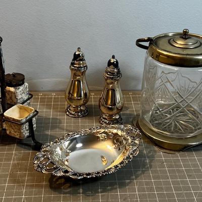 Interesting Unique Silver Plated Serving Wear