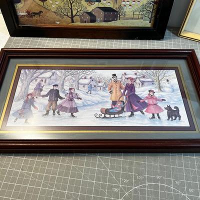 Prints Framed. Some Old Some Newer