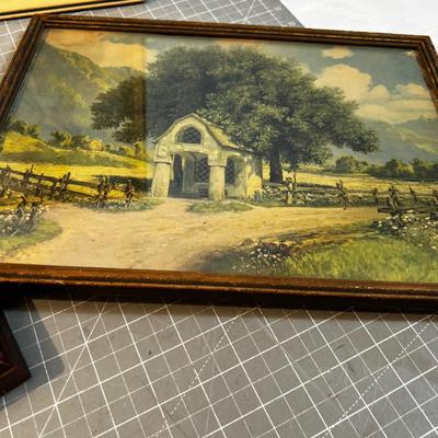 Prints Framed. Some Old Some Newer