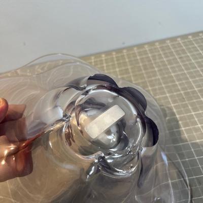 Some Purple Scalloped Bowls Pair