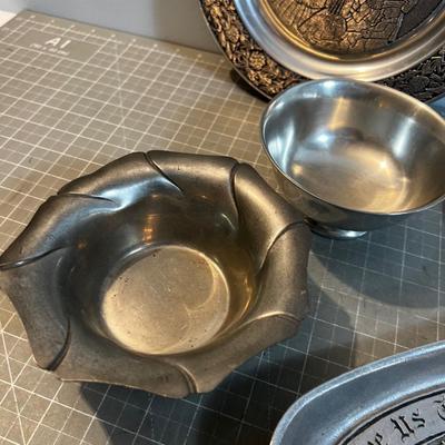 Pewter Mixed Lot 7 Pieces. 