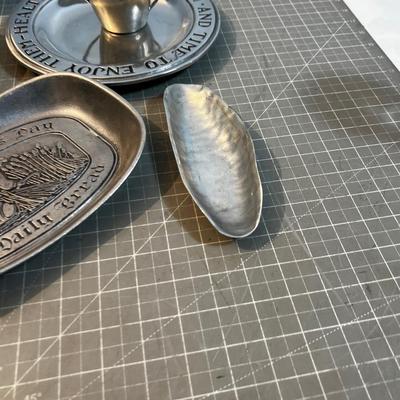 Pewter Mixed Lot 7 Pieces. 