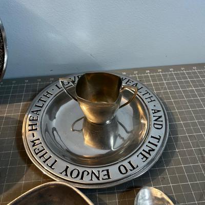 Pewter Mixed Lot 7 Pieces. 