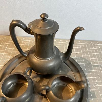 Pewter Tea Set 