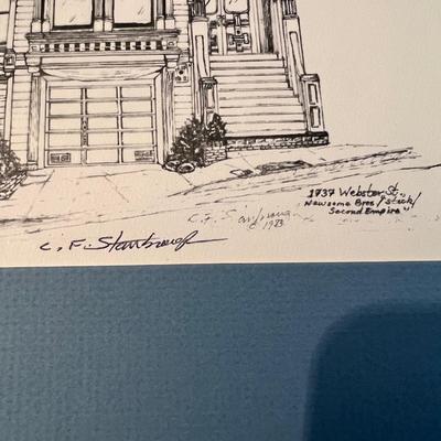 3 Etching Prints of San Francisco