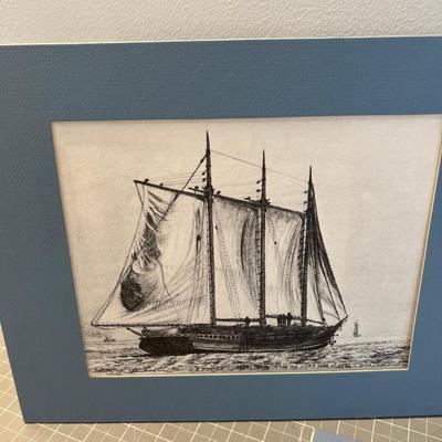 3 Etching Prints of San Francisco