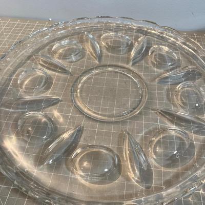 Crystal Punch Bowl with Lovely Platter and Cups!  Plus matching Serving Bowls. Time for a Shower!!