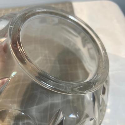 Crystal Punch Bowl with Lovely Platter and Cups!  Plus matching Serving Bowls. Time for a Shower!!