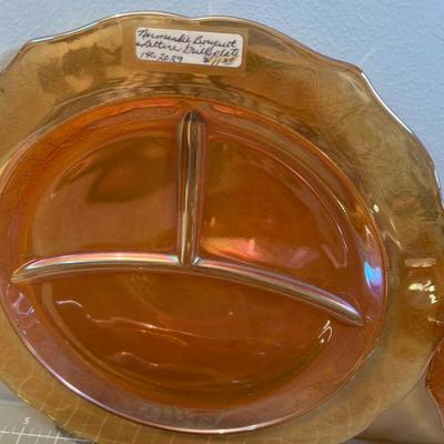 Marigold Opalescent Latice, Mixed Pattern Lot