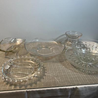 More Clear Serving Ware - Platters and Such! 
