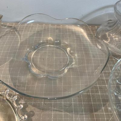 More Clear Serving Ware - Platters and Such! 