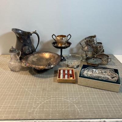 Large Lot of Loverly Silver Plated Items: This Changes everything! 