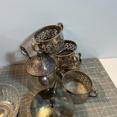 Large Lot of Loverly Silver Plated Items: This Changes everything! 