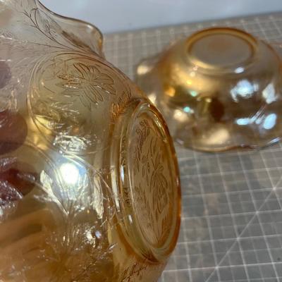 FLORAGOLD (3) Matching Bowls 