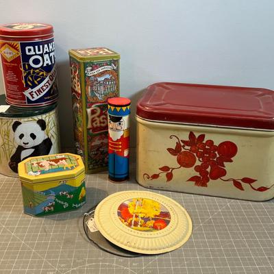 Lot of Tins Including Flew Cover, Plus Darling. 