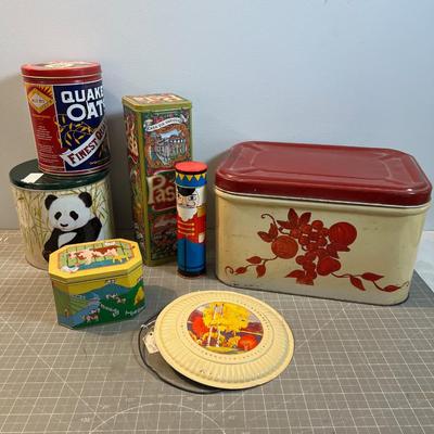Lot of Tins Including Flew Cover, Plus Darling. 