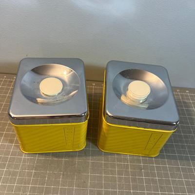 Coffee and Tea Canisters by Lincoln Beauty Wear