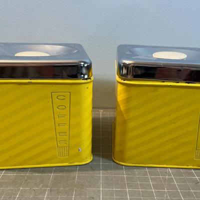 Coffee and Tea Canisters by Lincoln Beauty Wear