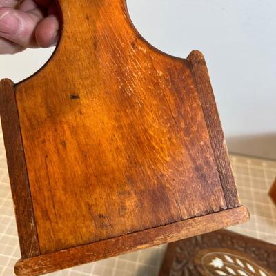 Wood Boxes; Keepsake, Bank &  Salt Box 