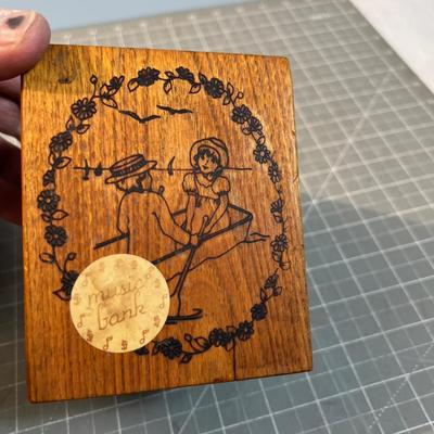 Wood Boxes; Keepsake, Bank &  Salt Box 