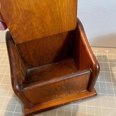 Wood Boxes; Keepsake, Bank &  Salt Box 