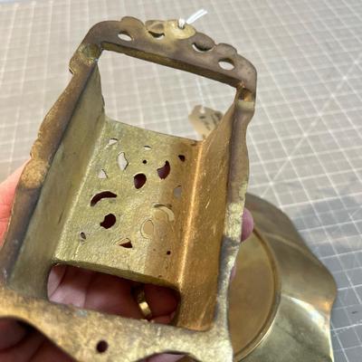 Brass Dish and a Match Safe