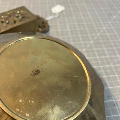 Brass Dish and a Match Safe