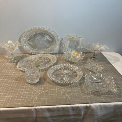 Clear Glass FANCY! Anchor Hocking MISS AMERICA Pattern.