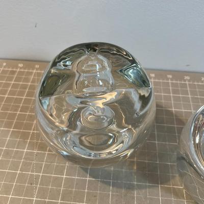2 HEAVY Crystal Oil Lamp Candles, GUESS??