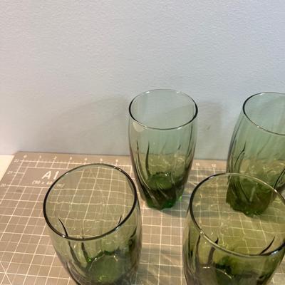 Gorgeous Green  Tumblers from the 80's maybe