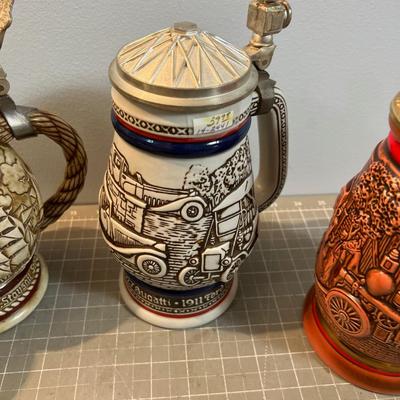 5 Avon Beer Stein Mugs COLLECTIBLE